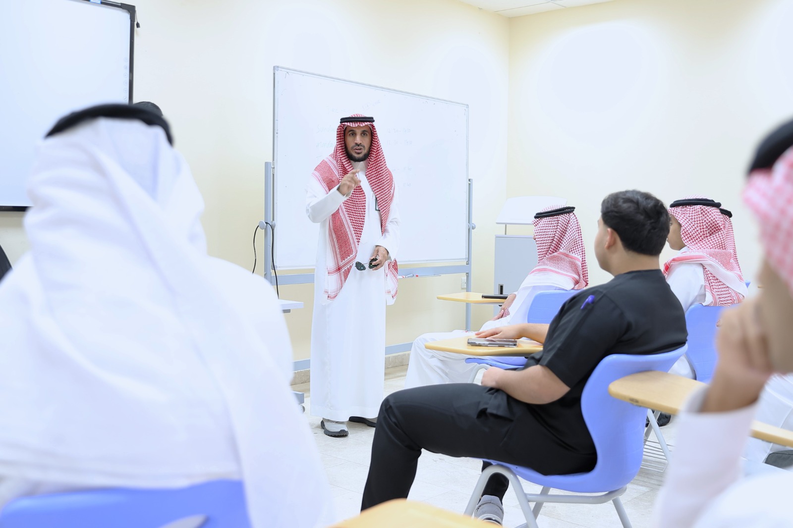 صورة لتفقد العملية التعلمية